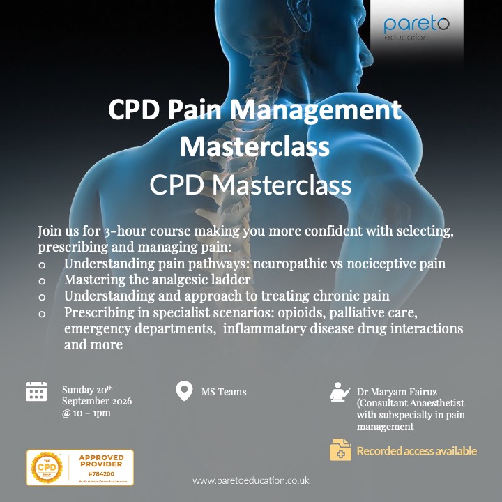 CPD Pain & Analgesia Masterclass